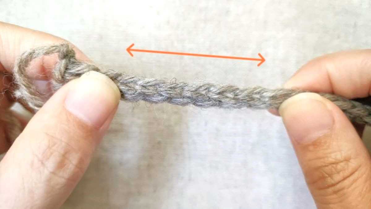 かぎ針編み　伸縮する作り目　編み方